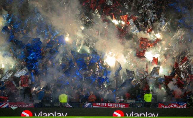 17th-december-2023-hampden-park-glasgow-scotland-scottish-viaplay-cup-football-final-rangers-versus-aberdeen-rangers-fans-with-pyrotechnics-and-a-foil-display