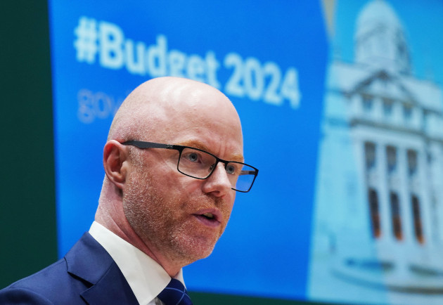 minister-for-health-stephen-donnelly-during-a-budget-2024-press-conference-at-government-buildings-in-dublin-picture-date-wednesday-october-11-2023