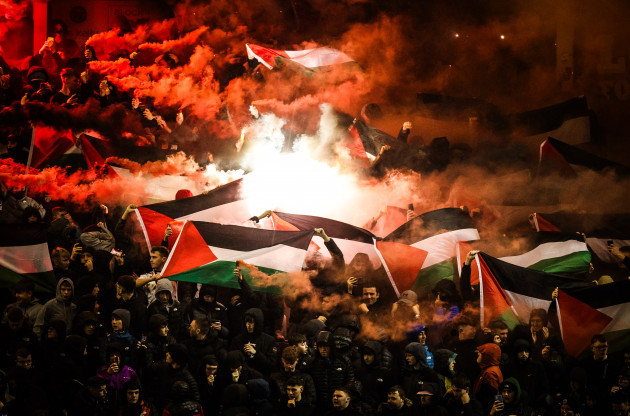 bohemians-fans-display-palestinian-flags-ahead-of-the-game
