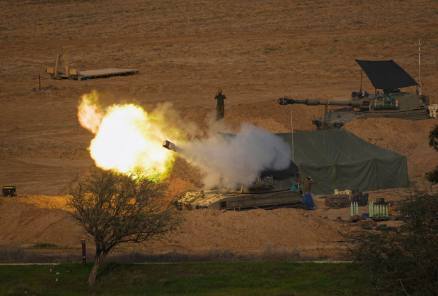 corrects-date-an-israeli-mobile-artillery-unit-fires-a-shell-from-southern-israel-towards-the-gaza-strip-in-a-position-near-the-israel-gaza-border-on-wednesday-dec-27-2023-ap-photoohad-zwigenb
