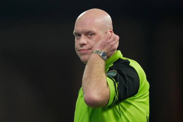 michael-van-gerwen-of-netherlands-reacts-during-the-quarterfinal-match-against-scott-williams-of-england-at-the-world-darts-championship-in-london-monday-jan-1-2024-ap-photokin-cheung