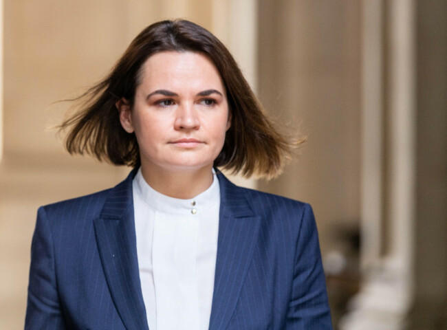 london-uk-3rd-aug-2021-svetlana-tikhanovskaya-belarus-exiled-opposition-leader-visits-boris-johnson-mp-prime-minister-at-10-downing-street-london-credit-ian-davidsonalamy-live-news