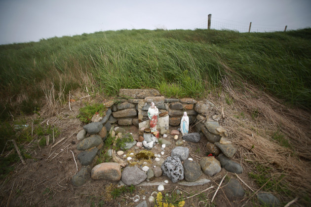 an-untouched-memorial-to-jean-mcconville-is-seen-on-the-ground-at-templetown-beach-close-to-shellinghill-beach-on-the-cooley-peninsula-in-county-louth-in-the-irish-republic-saturday-may-3rd-2014-w