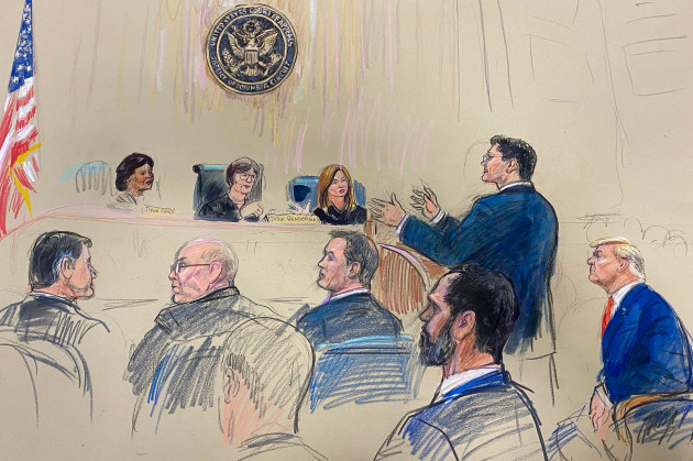 this-artist-sketch-depicts-former-president-donald-trump-seated-right-listening-as-his-attorney-d-john-sauer-standing-speaks-before-the-d-c-circuit-court-of-appeals-at-the-federal-courthouse-tu