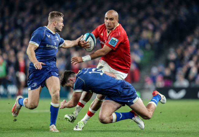 simon-zebo-is-tackled-by-jordan-larmour-and-hugo-keenan