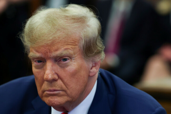 trump close up