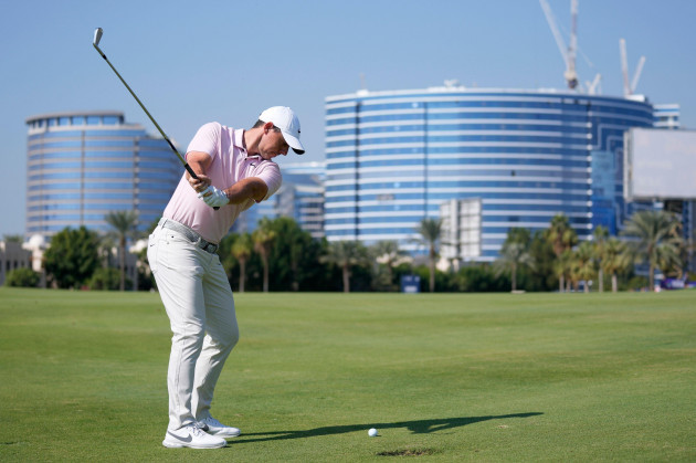 rory-mcilroy-of-northern-ireland-plays-his-second-shot-on-the-4th-hole-during-the-third-round-of-dubai-invitational-golf-tournament-in-dubai-united-arab-emirates-saturday-jan-13-2024-ap-photo