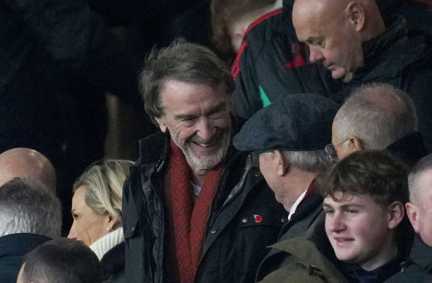 ineos-sport-ceo-sir-jim-ratcliffe-in-the-stands-the-premier-league-match-at-old-trafford-manchester-picture-date-sunday-january-14-2024