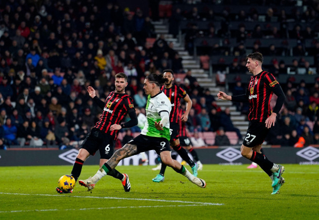 liverpools-darwin-nunez-scores-their-sides-fourth-goal-of-the-game-during-the-premier-league-match-at-the-vitality-stadium-bournemouth-picture-date-sunday-january-21-2024