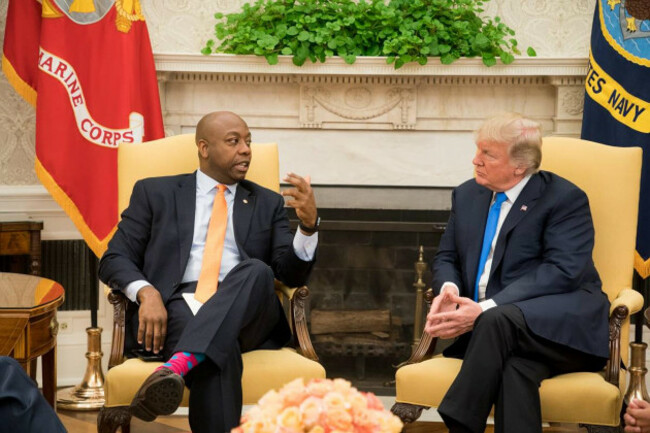 u-s-south-carolina-senator-tim-scott-left-meets-with-u-s-president-donald-trump-at-the-white-house-september-13-2017-in-washington-dc-photo-by-shealah-craighead-via-planetpix