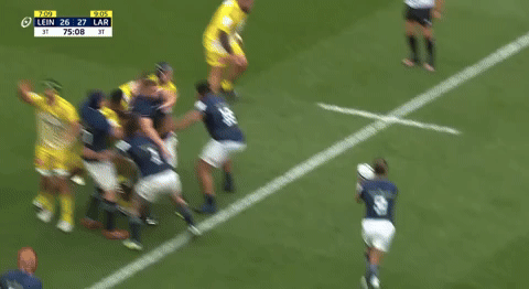 Alldritt tackles Doris