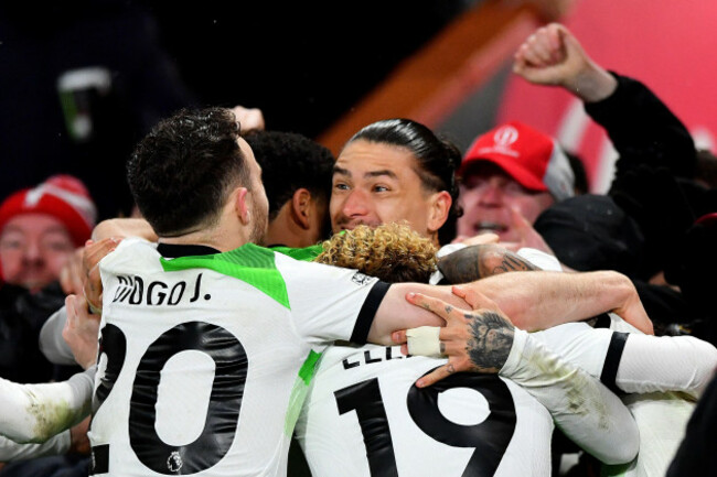 darwin-nunez-of-liverpool-celebrates-scoring-his-teams-first-goal-making-the-score-0-1-afc-bournemouth-v-liverpool-premier-league-vitality-stadium-bournemouth-uk-21st-january-2024editorial-u