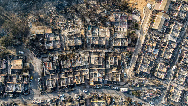 a-view-of-homes-burnt-during-forest-fires-that-blazed-through-the-el-olivar-neighborhood-in-vina-del-mar-chile-on-monday-feb-5-2024-areas-around-vina-del-mar-have-been-among-the-hardest-hit-by-f