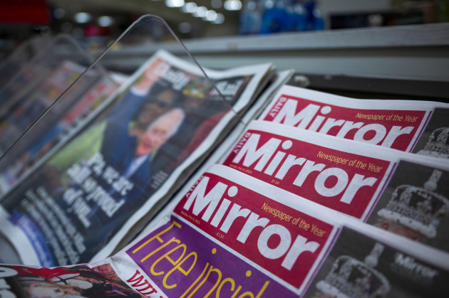 london-uk-08th-may-2023-the-british-newspaper-daily-mirror-is-sold-at-a-newsstand-on-10-05-2023-the-trial-of-prince-harry-against-the-publisher-mirror-group-newspapers-mgn-is-to-begin-it-is