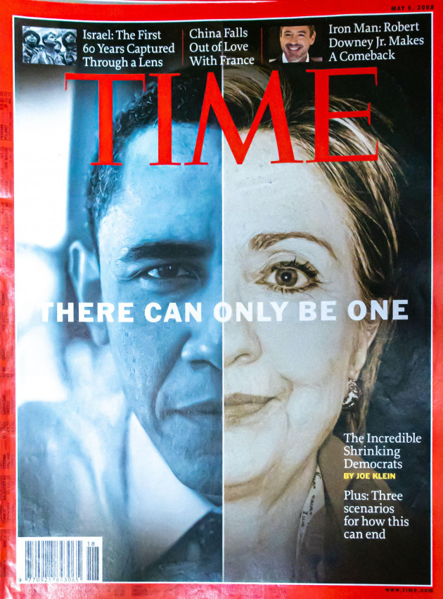 time-magazine-cover-there-can-only-be-one-may-5-2008-presedintial-elections-barack-obama-vs-hillary-clinton