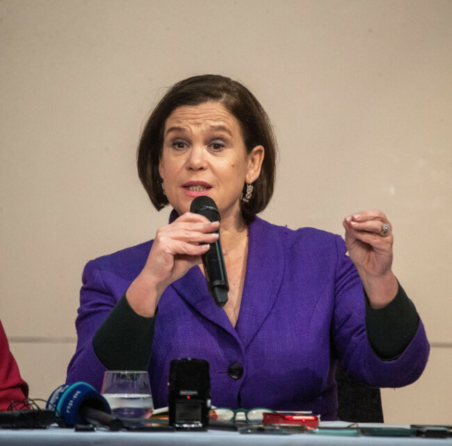 london-england-uk-8th-feb-2024-sinn-fein-president-mary-lou-mcdonald-is-seen-speaking-at-foreign-press-association-briefing-credit-image-tayfun-salcizuma-press-wire-editorial-usage-on