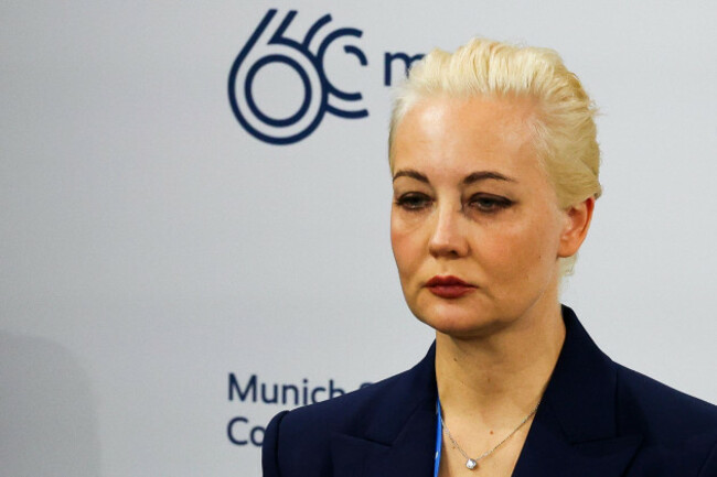 yulia-navalnaya-wife-of-russian-opposition-leader-alexei-navalny-reacts-as-she-speaks-during-the-munich-security-conference-in-munich-germany-friday-feb-16-2024-navalny-who-crusaded-against