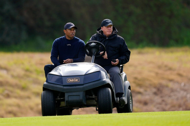 tiger-woods-is-driven-off-the-course-after-withdrawing-during-the-second-round-of-the-genesis-invitational-golf-tournament-at-riviera-country-club-friday-feb-16-2024-in-the-pacific-palisades-area