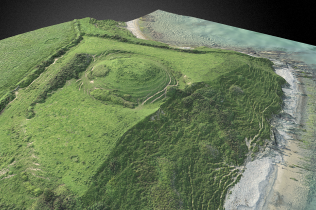 Glascarrig Motte & Bailey - Wexford - 3D Model