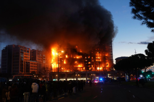 a-housing-block-burns-in-valencia-spain-thursday-feb-22-2024-a-fire-engulfed-two-residential-buildings-in-the-eastern-spanish-city-of-valencia-on-thursday-with-reported-injuries-ap-photoalbe