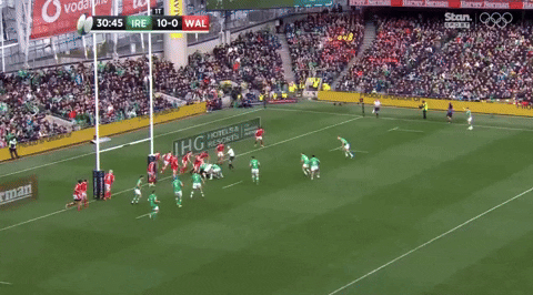 Carry before Lowe try Wales