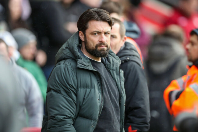 southampton-uk-24th-feb-2024-southampton-manager-russell-martin-during-the-southampton-fc-v-millwall-fc-at-st-marys-stadium-southampton-england-united-kingdom-on-24-february-2024-credit-every