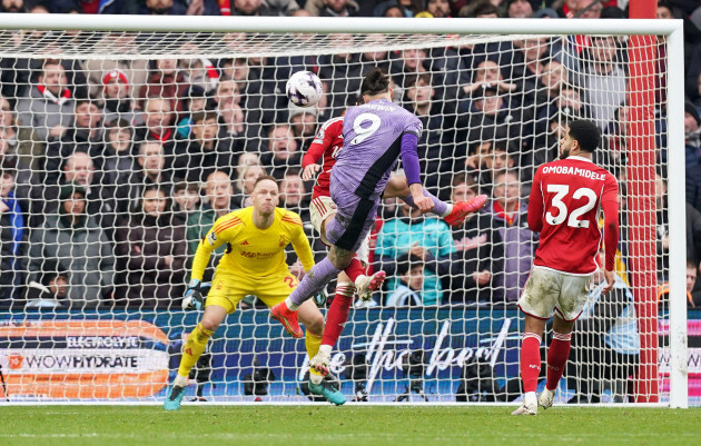 liverpools-darwin-nunez-scores-the-winning-goal-in-the-closing-stages-of-the-game-during-the-premier-league-match-at-the-city-ground-nottingham-picture-date-saturday-march-2-2024