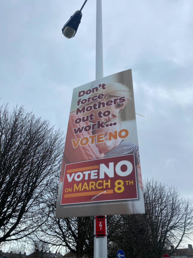 Keogan vote no poster