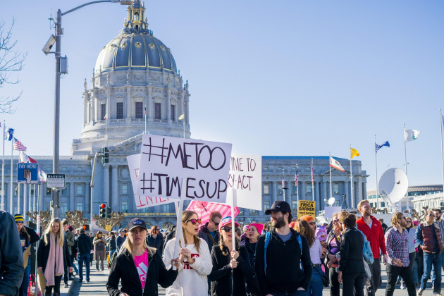 january-20-2018-san-francisco-ca-usa-womens-march-protesters-metoo-and-timesup-slogans-written-on-a-sign-at-the-rally-held-in-san-francisco