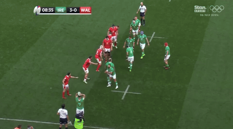 short lineout Wales