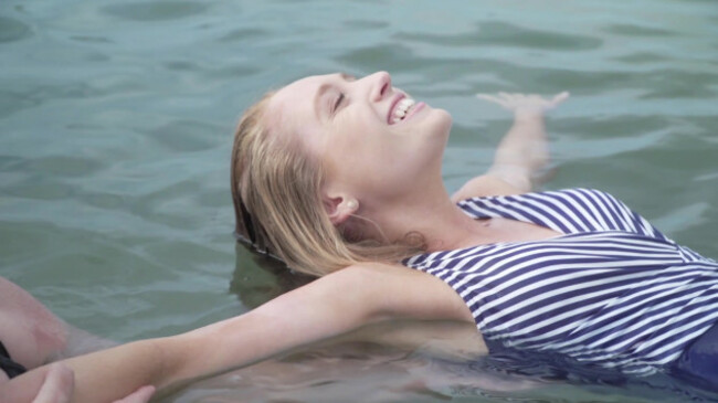 5. Zoe Ryan tried out Saltwater Treatment in the Searching for a Cure documentary
