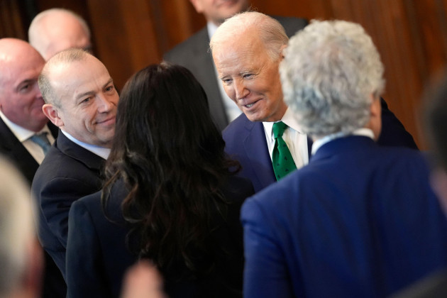 president-joe-biden-attends-a-friends-of-ireland-luncheon-with-irelands-prime-minister-leo-varadkar-not-pictured-on-capitol-hill-friday-march-15-2024-in-washington-ap-photoandrew-harnik