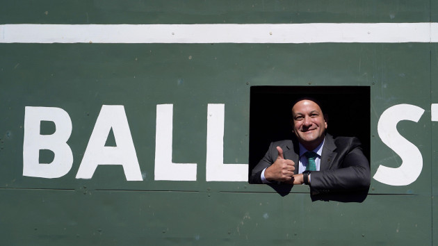 taoiseach-leo-varadkar-during-a-visit-to-the-home-of-the-boston-red-sox-at-fenway-park-in-boston-massachusetts-us-during-the-taoiseachs-visit-to-the-us-for-st-patricks-day-picture-date-tuesday