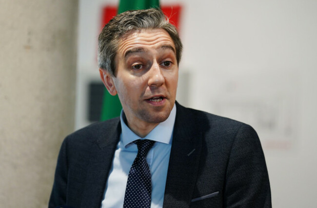 file-photo-dated-05052023-of-justice-minister-simon-harris-speaking-at-the-official-opening-of-a-new-garda-control-centre-for-the-dublin-metropolitan-region-at-the-national-train-control-centre-at-h