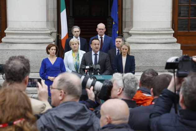 taoiseach-leo-varadkar-speaking-to-the-media-at-government-buildings-in-dublin-he-has-announced-he-is-to-step-down-as-taoiseach-and-as-leader-of-his-party-fine-gael-picture-date-wednesday-march-20