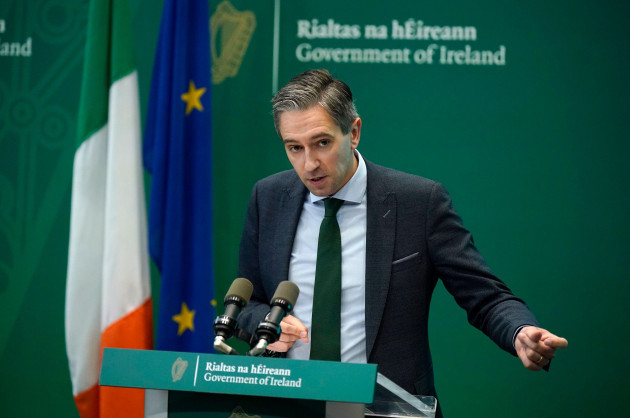 minister-for-further-and-higher-education-simon-harris-speaks-to-the-media-in-the-government-buildings-dublin-at-the-launch-of-the-public-service-apprenticeship-plan-picture-date-tuesday-august-15