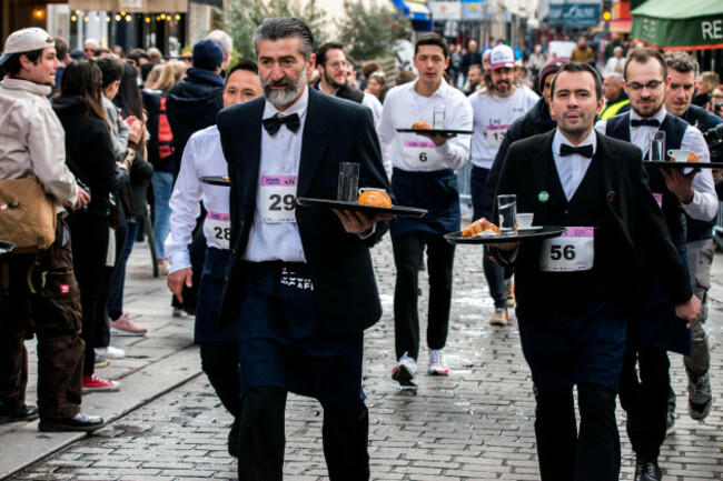cafe-race-in-paris-france-on-march-24-2024-after-thirteen-years-of-absence-and-with-the-paris-2024-olympic-games-approaching-the-cafe-race-formerly-the-waiters-race-has-returned-to-the-capital