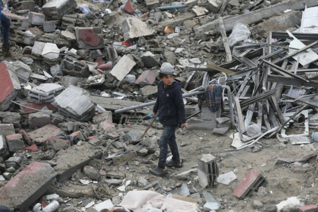 people-inspect-damage-and-recover-items-from-their-homes-following-israeli-air-strikes-people-inspect-damage-and-recover-items-from-their-homes-following-israeli-air-strikes-on-march-19-2024-in-nusei