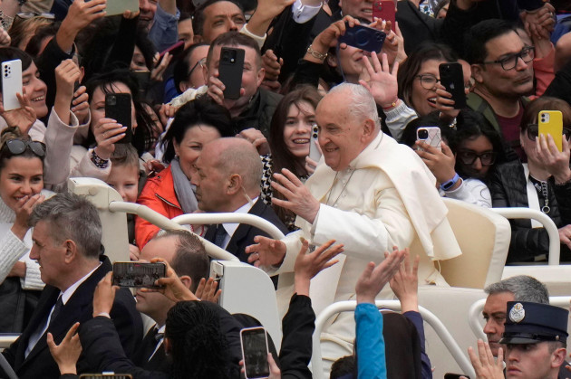 pope-francis-waves-faithful-after-celebrating-easter-mass-in-st-peters-square-at-the-vatican-sunday-march-31-2024-ap-photoalessandra-tarantino