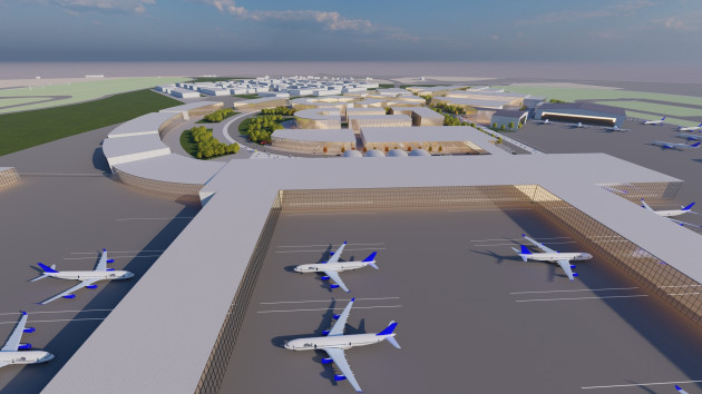 Concept Plan - View of Dubin Airport T3 - 2
