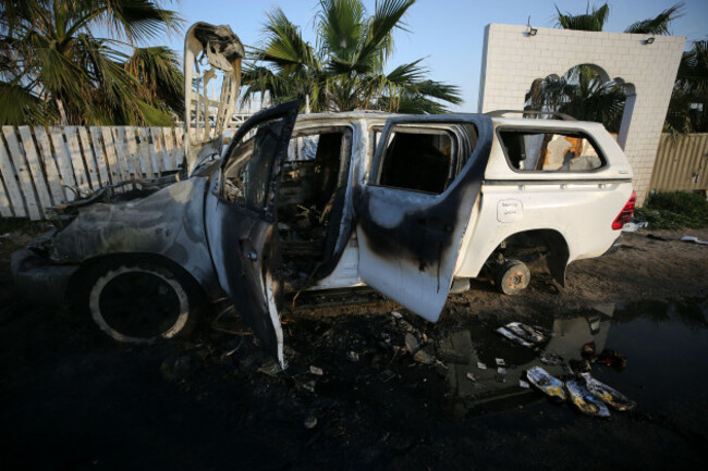 gaza-2nd-april-2024-a-damaged-vehicle-is-seen-after-israeli-strikes-in-central-gaza-strip-city-of-deir-el-balah-on-april-2-2024-israel-on-tuesday-assumed-responsibility-for-the-killing-of-seven