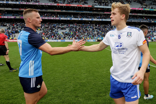 ciaran-kilkenny-shakes-hands-after-the-game-with-karl-gallagher