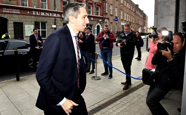 simon-harris-td-and-minister-for-further-and-higher-education-attends-a-meeting-of-the-north-south-ministerial-council-nsmc-at-the-nsmc-headquarters-in-armagh-picture-date-monday-april-8-2024