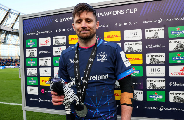 ross-byrne-is-presented-with-the-investec-player-of-the-match-award