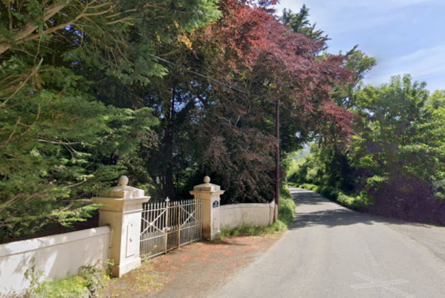 the entrance