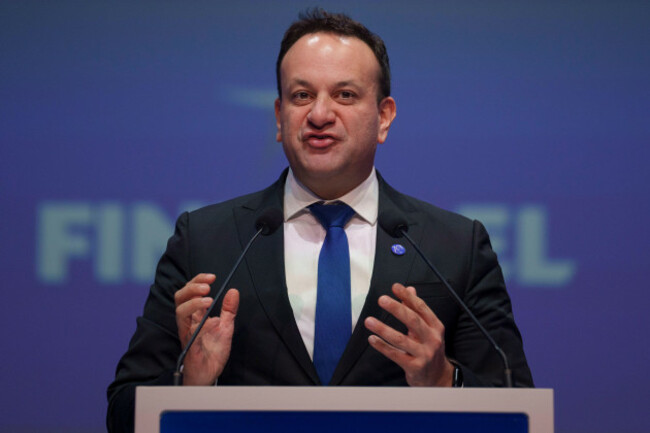 irish-prime-minister-leo-varadkar-speaks-at-the-epp-congress-in-bucharest-romania-thursday-march-7-2024-the-2024-epp-congress-designated-germanys-ursula-von-der-leyen-who-seeks-a-second-term-as