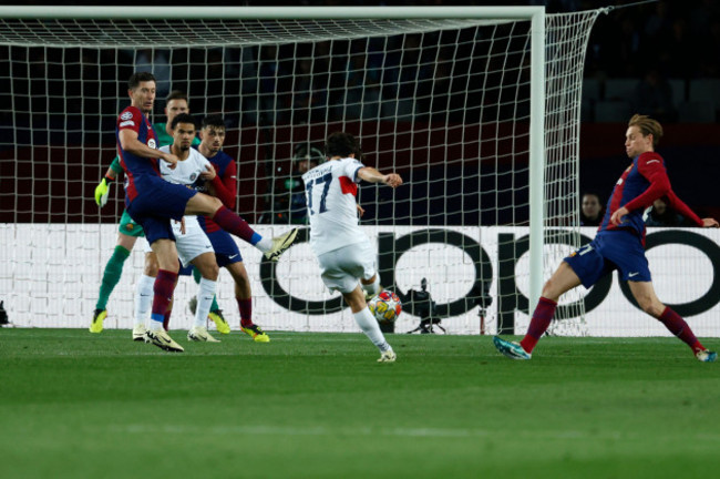 psgs-vitinha-scores-his-sides-2nd-goal-during-the-champions-league-quarterfinal-second-leg-soccer-match-between-barcelona-and-paris-saint-germain-at-the-olimpic-lluis-companys-stadium-in-barcelona