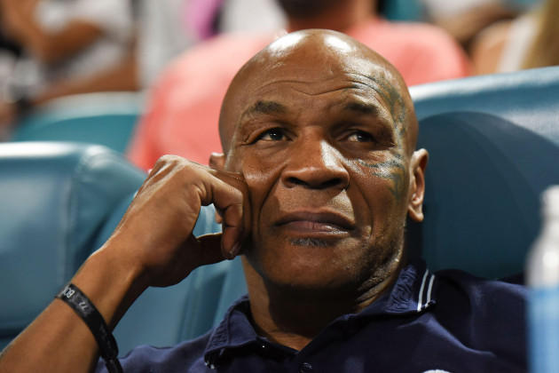 miami-gardens-fl-march-28-former-professional-boxer-mike-tyson-is-seen-during-the-mens-singles-quarterfinals-at-the-miami-open-on-march-28-2024-at-hard-rock-stadium-in-miami-gardens-fl-pho