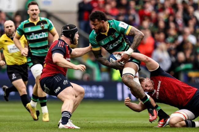 courtney-lawes-is-tackled-by-jeremy-loughman-and-gavin-coombes