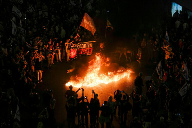 relatives-and-supporters-of-the-israeli-hostages-held-in-the-gaza-strip-by-the-hamas-militant-group-call-for-their-release-during-a-protest-in-tel-aviv-monday-april-29-2024-ap-photoohad-zwigenbe